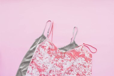 Kadın zarif giyim alt gömlek, elbise kadife