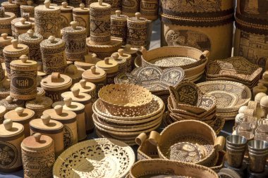 Huş kabuğu - Rus halk el sanatları ev ürünleri