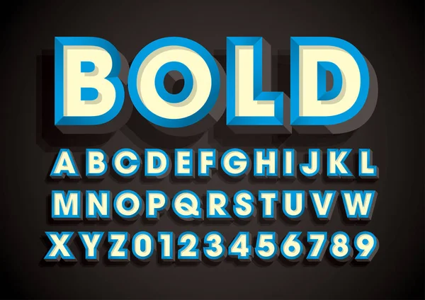 kalın soyut alfabe vektör çizim 