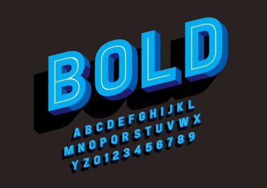 Renkli alfabesi şablonu, basit tarzı.