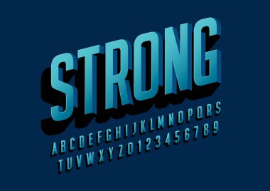 Renkli alfabesi şablonu, basit tarzı.