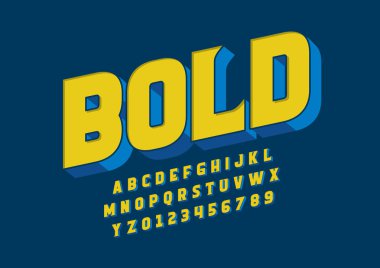 Renkli alfabesi şablonu, basit tarzı.