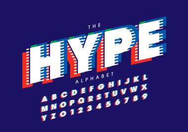 Renkli alfabesi şablonu, basit tarzı.