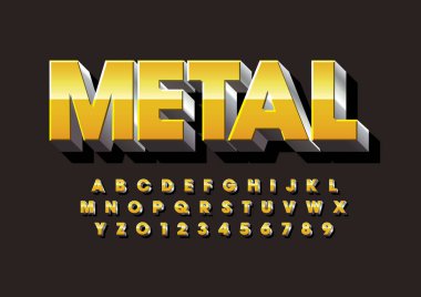 Renkli alfabesi şablonu, basit tarzı.