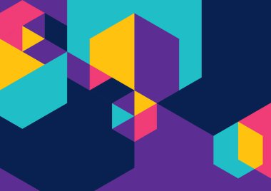 Modern geometrik arkaplanın vektörü