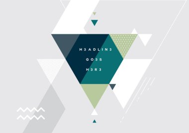 Modern geometrik arkaplanın vektörü