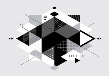 Modern geometrik arkaplanın vektörü