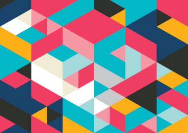 Modern geometrik desen ve arkaplan vektörü