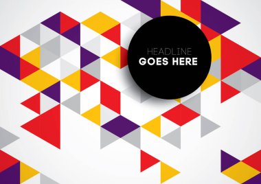 Soyut geometrik desen ve arkaplan vektörü