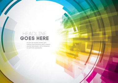 Biçimlendirilmiş geometrik desen ve arkaplan vektörü