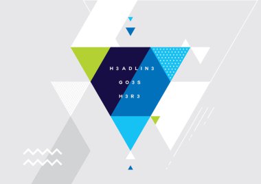 Modern geometrik arkaplanın vektörü