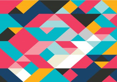 Modern geometrik desen ve arkaplan vektörü