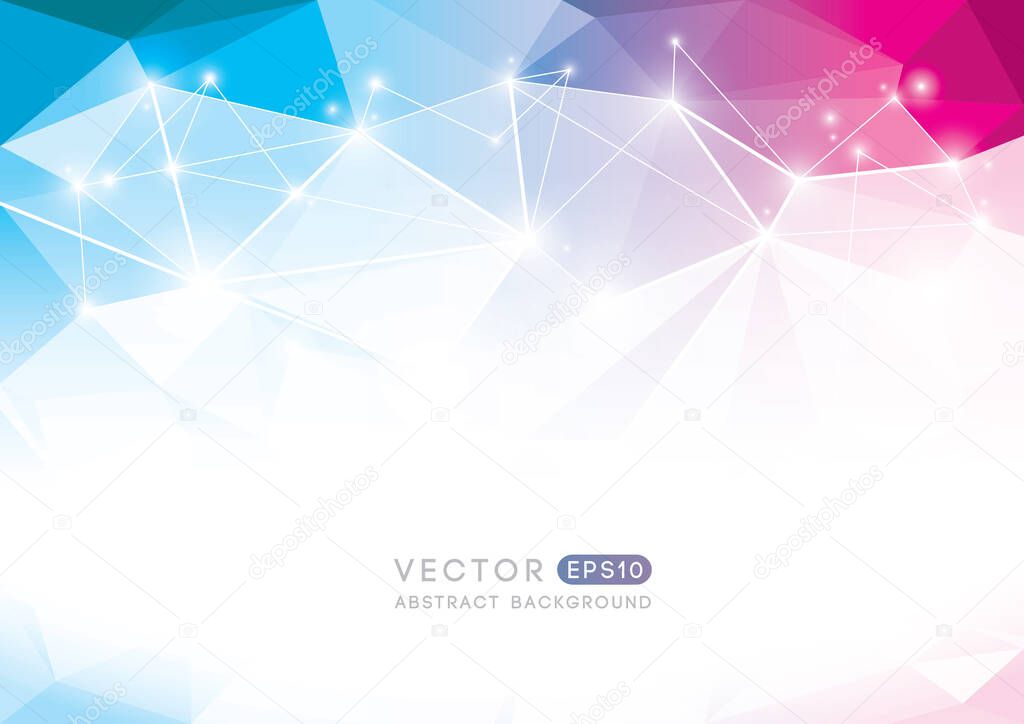 Vector of modern geometric pattern and background
