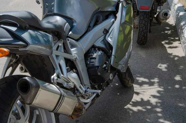 Close Van Een Krachtige Helikopterfiets — Stockfoto