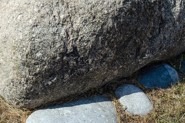 Surface of the cave rock wall. gray stone texture background. — Stock Photo, Image