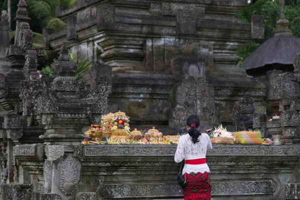 Widok Typowych Statua Indonezyjski — Zdjęcie stockowe