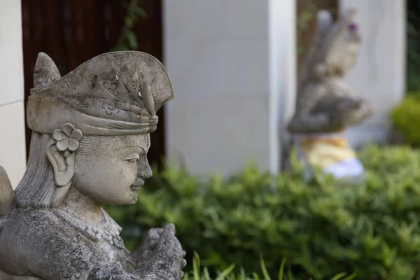 Una Vista Una Estatua Típica Indonesia — Foto de Stock