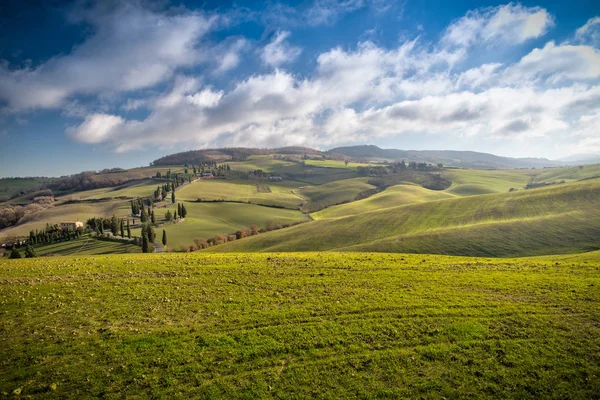 Una Vista Del Paisaje Toscana — Foto de Stock
