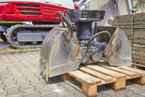 Excavator at work — Stock Photo, Image