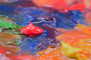 Karma yağ ya da palet, boya yağlı boya