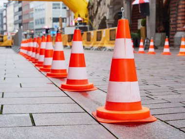 Eskrim için maraton şehir merkezinde. Yakın çekim