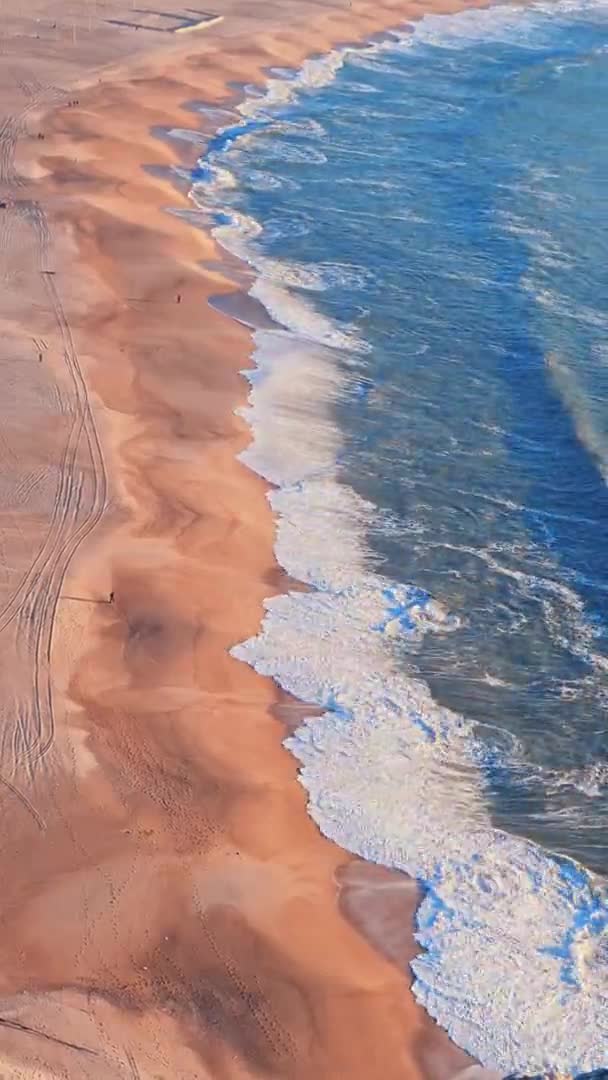 Fundo abstrato com ondas oceânicas — Vídeo de Stock