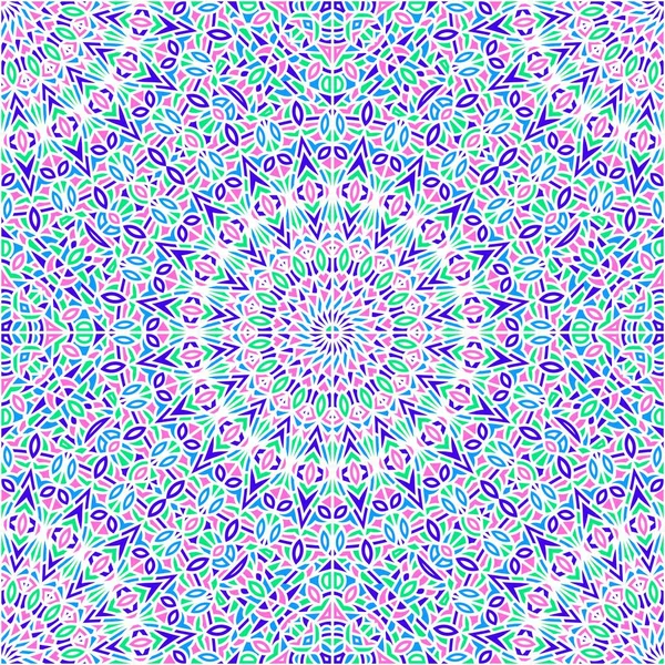 Soyut sorunsuz vektör desen. Mavi, pembe ve yeşil renklerde mandalalar. Tekstil, halı, duvar kağıdı, kumaş, kağıt ambalaj için şablon