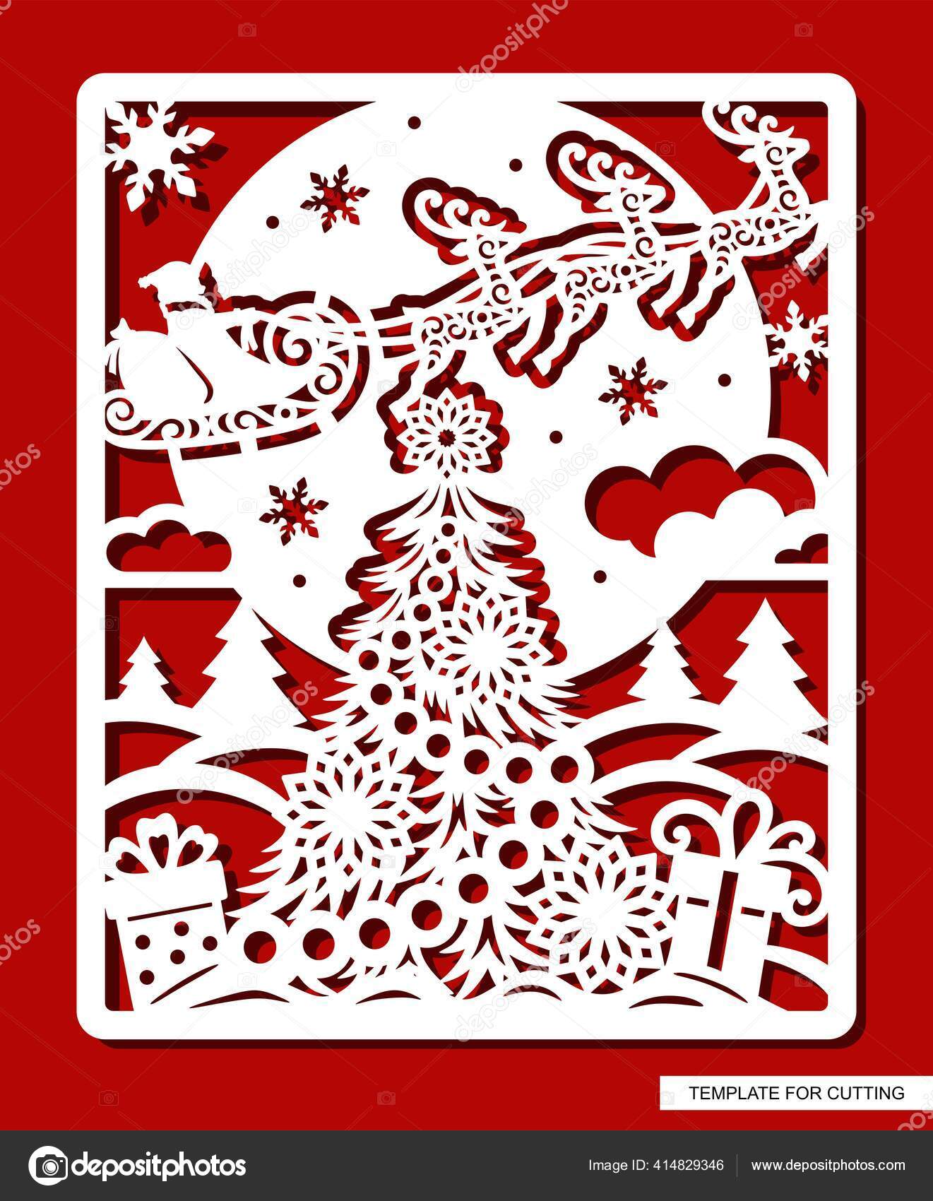 Sleigh Star Xmas Tree Santa Christmas Cookie Cutters E Snowflake Reindeer 