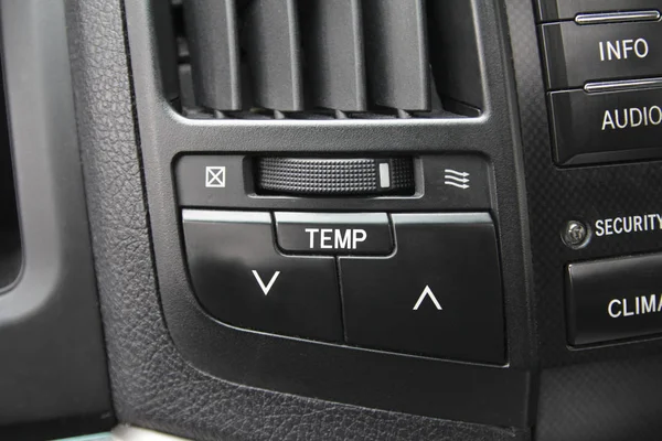 Taste Temperaturänderung Klimaautomatik Auto — Stockfoto