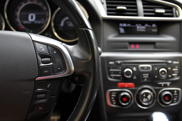 Stuur Het Autodashboard — Stockfoto