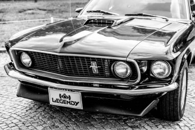 Prag, Çek Cumhuriyeti - 16.5.2019 Ford Mustang Mach 1