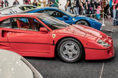Prag, Çek Cumhuriyeti - 16.5.2019 Ferrari F 40