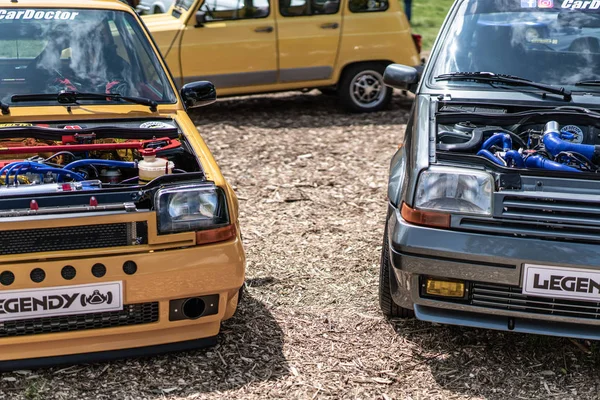 Praga, Czech Republic-16/5/2019 dostrojony Fiat — Zdjęcie stockowe