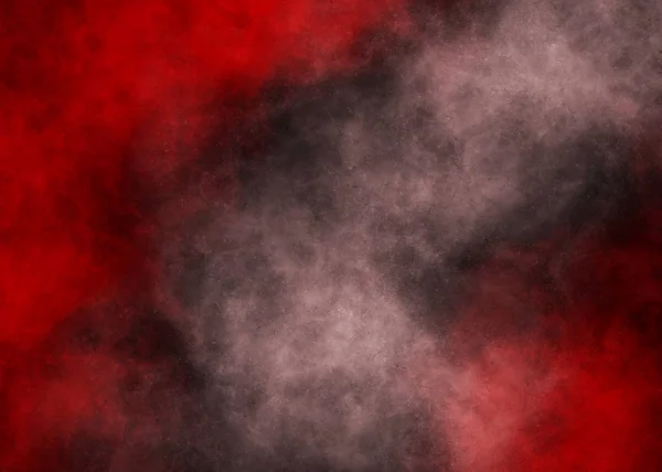 Red and White smoke stripes on black background — Stock Photo, Image