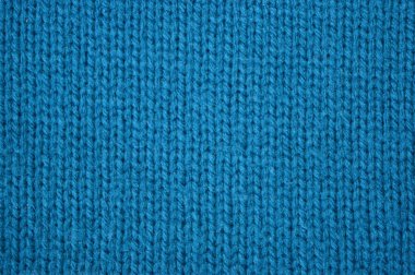 mavi örgü yün doku arkaplanı