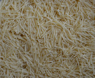 Pişmemiş makarna dokusu arkaplanı