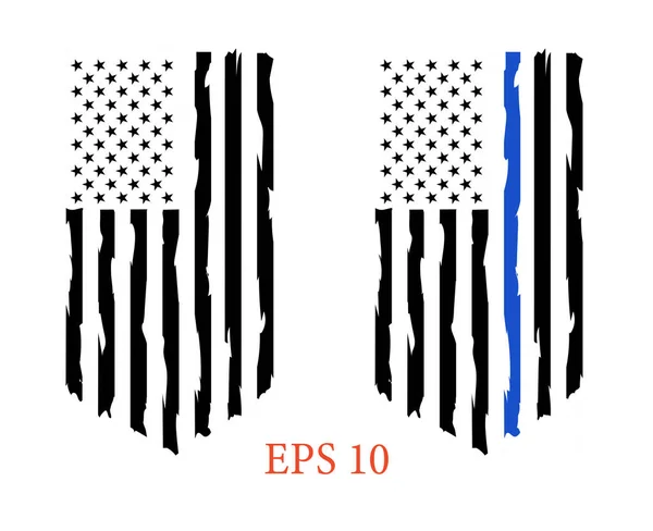 Amerikan bayrağı, gazi bayrağı, Amerikan bayrağı, Amerikan bayrağı. EPS 10, Clip Art,