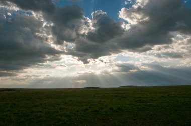 Afrika Kenya bulutlu manzara