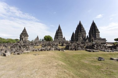 prambanan dini Tapınağı görünümünde Java Adası, Endonezya