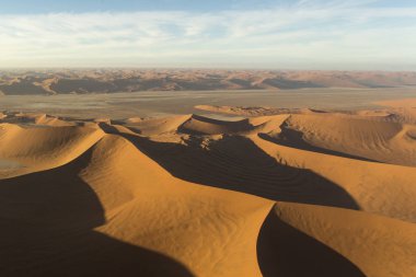 helikopter görünümünü sossusvlei alan Namibya