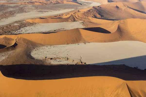 Vue Hélicoptère Région Sossusvlei Namibie — Photo