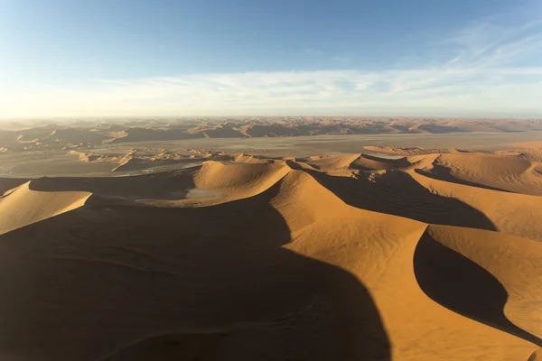 Helikopter View Van Sossusvlei Gebied Namibië — Stockfoto