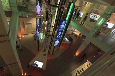 Milan, İtalya - 30 Mayıs: Yükleme Angola pavilion Expo, evrensel Fuar temalı gıda 30 Mayıs 2015 Milano içinde