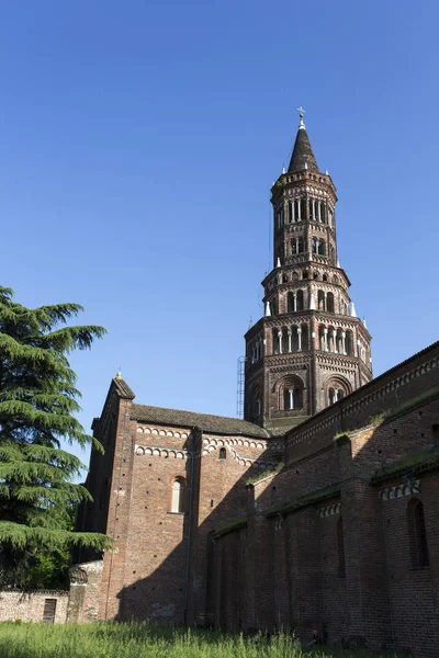 View Chiaravalle Abbey South Milan Italy — Stock Photo, Image