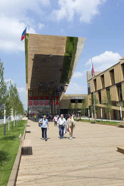 Pabellón de Rusia en la Expo, exposición universal sobre el tema de fo — Foto de Stock