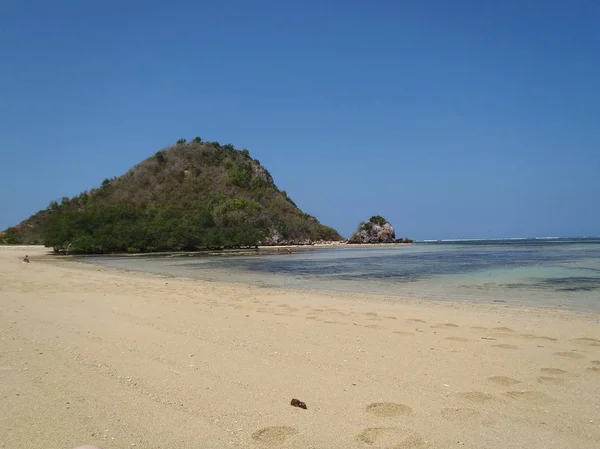 Vista Isla Tropical Indonesia — Foto de Stock