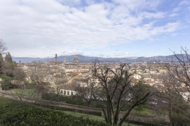 Firenze, İtalya - 04 Şubat 2018: Floransa görünüm