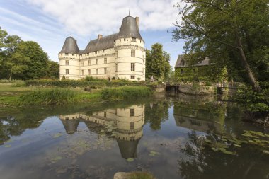 Loire valley, France - August 11, 2016: The chateau de l'Islette, France. This Renaissance castle is located in the Loire Valley. clipart