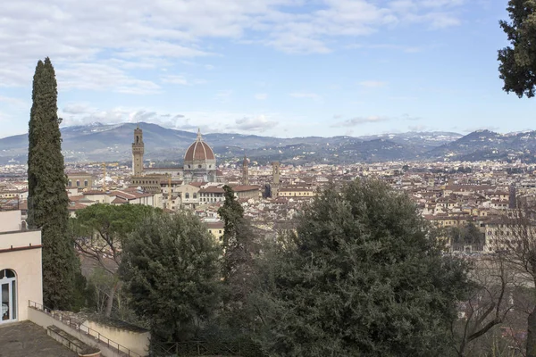 Florence Italie Février 2018 Vue Florence — Photo