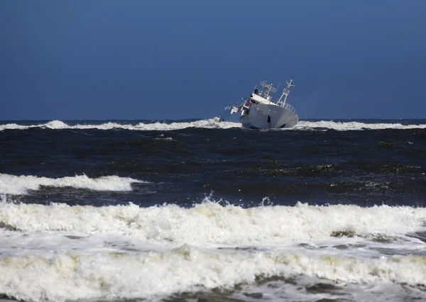 纳米比亚骨架海岸 2018年8月10日 海上沉船 — 图库照片